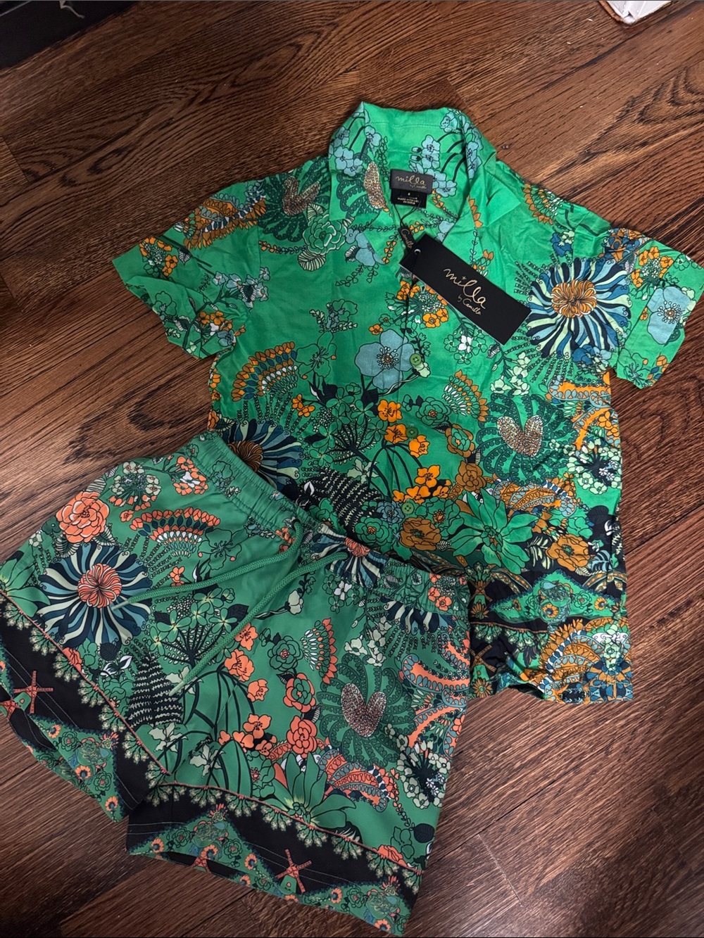 Milla by Camilla Green Floral Short Set